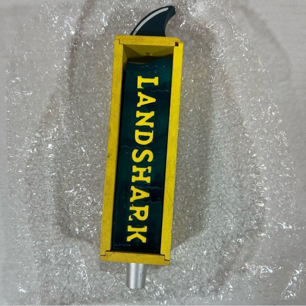 Landshark Lager beer tap handle